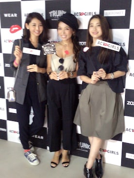 「ACT GIRLS（アクトガールズ）のアイテム」を使った、うえむら あやのさん（レディース・165cm）の秋コーディネート