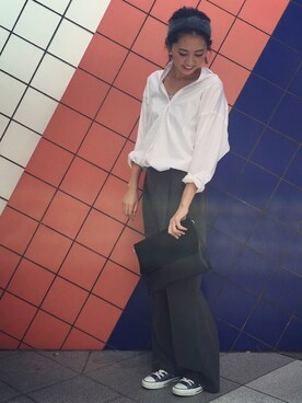 うえむら あやのさん（レディース・165cm）の秋コーディネート