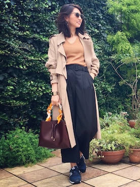 うえむら あやのさん（レディース・165cm）の秋コーディネート