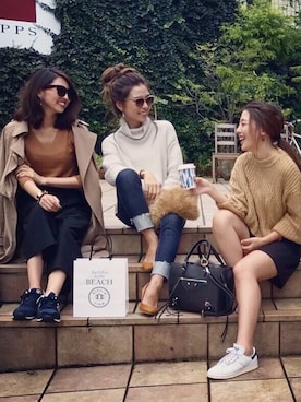 うえむら あやのさん（レディース・165cm）の秋コーディネート