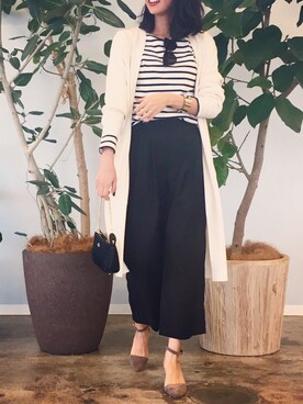 うえむら あやのさん（レディース・165cm）の秋コーディネート