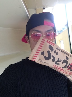 「40ozのアイテム」を使った、MISTA Tさん（メンズ・170cm）の夏コーディネート