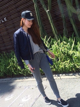 「スエット」｜mii0919さん（レディース・166cm）の春コーディネート