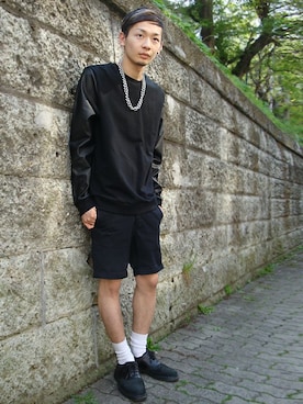 「TOPMAN（トップマン）のアイテム」を使った、TOPMAN スタッフさん（メンズ・178cm）の春コーディネート