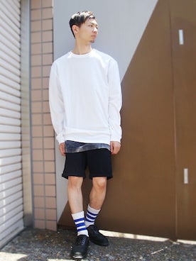 「TOPMAN（トップマン）のアイテム」を使った、TOPMAN スタッフさん（メンズ・178cm）の春コーディネート