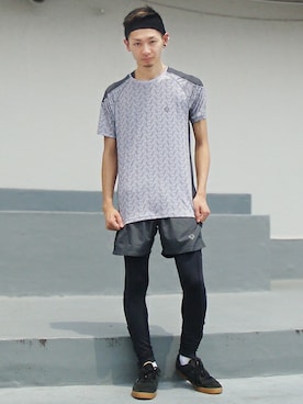 「TOPMAN（トップマン）のアイテム」を使った、TOPMAN スタッフさん（メンズ・178cm）の夏コーディネート