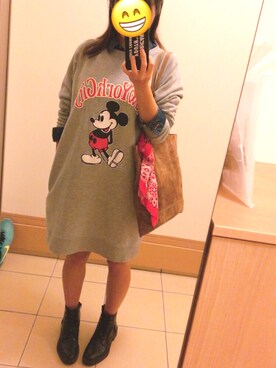 「Rodeo Crowns（ロデオクラウンズ）のアイテム（財布/小物）」を使った、Rinaさん（レディース・150cm）の秋コーディネート