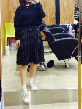 「치마」｜김유리さん（レディース・164cm）の秋コーディネート