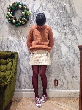 akari suzukiさん（レディース・164cm）の冬コーディネート