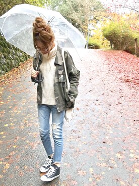 ♡ᵕ̈ m *⑅୨୧さん（レディース・167cm）の冬コーディネート