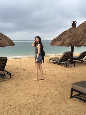 「ic!berlin（アイシーベルリン）のアイテム」を使った、WuYouyouさん（レディース・173cm）の夏コーディネート