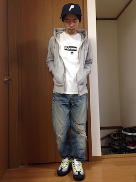 「NIKE LAB」｜平太郎さん（メンズ・168cm）の春コーディネート