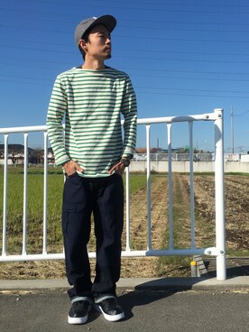 「NIKE LAB」｜平太郎さん（メンズ・168cm）の秋コーディネート