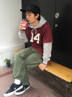 「descendant」｜「アイテム（その他）」を使った、平太郎さん（メンズ・168cm）の秋コーディネート