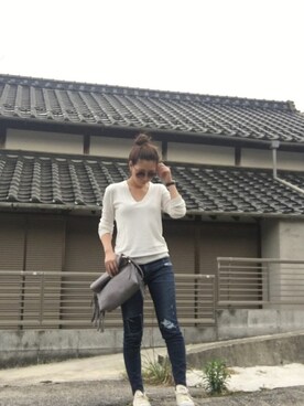 にゃんさん（レディース・166cm）の春コーディネート