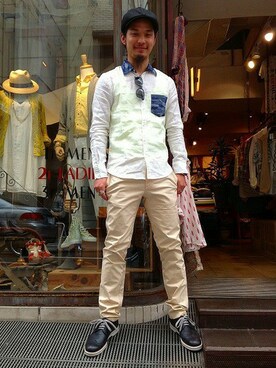 B'2ndSHINJUKUさん（メンズ・175cm）の春コーディネート