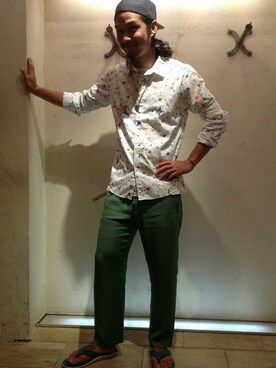 B'2ndSHINJUKUさん（メンズ・176cm）の夏コーディネート