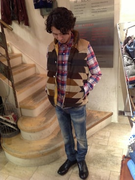 B'2ndSHINJUKUさん（メンズ・173cm）の秋コーディネート