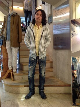 B'2ndSHINJUKUさん（メンズ・173cm）の冬コーディネート