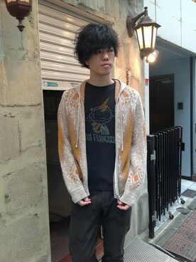 「B'2nd（ビーセカンド）のアイテム（パーカー）」を使った、B'2ndSHINJUKUさん（メンズ・175cm）の春コーディネート