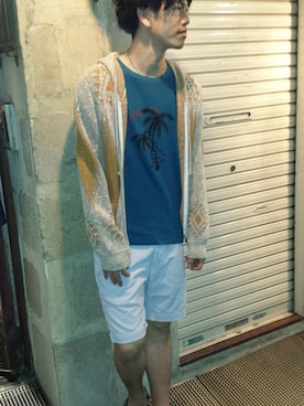 「B'2nd（ビーセカンド）のアイテム（パーカー）」を使った、B'2ndSHINJUKUさん（メンズ・175cm）の春コーディネート