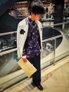 「GOSTAR DE FUGA（ゴスタール ジフーガ）のアイテム（シューズ）」を使った、れおさん（メンズ・167cm）の秋コーディネート