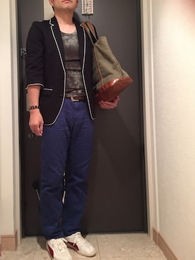 「national standard（ナショナルスタンダード）のアイテム」を使った、kazuuuuuunさん（メンズ・173cm）の秋コーディネート