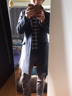 「ability（アビリティ）のアイテム（パンツ）」を使った、イナコさん（メンズ・170cm）の冬コーディネート