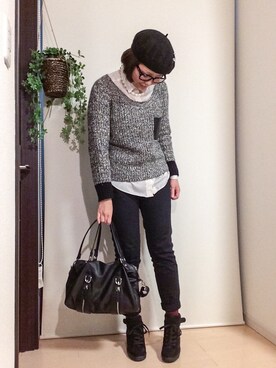 ICO✭さん（レディース・164cm）の冬コーディネート