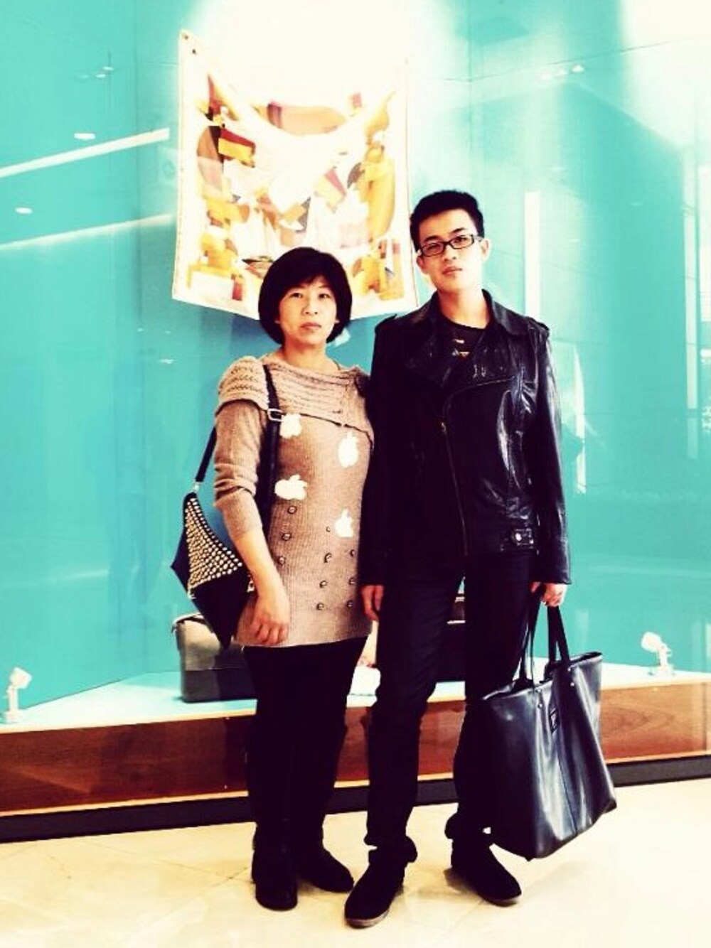 「GIVENCHY、ZARA、Diesel、Taiwan、fashion、HERMES、Calvin Klein PLATINUM(Calvin Klein PLATINUM)、ck」｜「DIESELのアイテム（ライダースジャケット、ブラック系）」を使った、Dannyさん（メンズ・168cm）の夏コーディネートの1枚目の写真