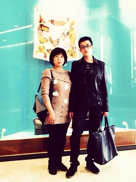 「HERMES」｜「アイテム（ライダースジャケット）」を使った、Dannyさん（メンズ・168cm）の夏コーディネート