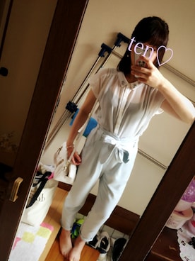 tencoさん（レディース・161cm）の夏コーディネート