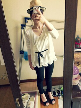 tencoさん（レディース・161cm）の夏コーディネート