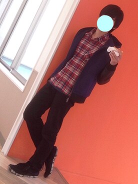 「improves（インプローブス）のアイテム（スタジャン）」を使った、shogo🎩さん（メンズ・167cm）の冬コーディネート
