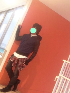 「improves（インプローブス）のアイテム（スタジャン）」を使った、shogo🎩さん（メンズ・167cm）の冬コーディネート