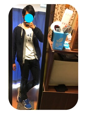 「improves（インプローブス）のアイテム（スタジャン）」を使った、shogo🎩さん（メンズ・167cm）の秋コーディネート