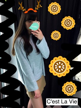 「long sleeve」｜ccさん（レディース・160cm）の夏コーディネート