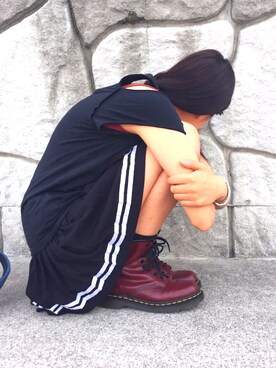 「HELL CAT PUNKS（ヘルキャットパンクス）のアイテム（トップス）」を使った、maple-chanさん（レディース・154cm）の秋コーディネート