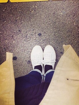「SUPERGA（スペルガ）のアイテム（シューズ）」を使った、tamiさん（レディース・170cm）の冬コーディネート