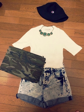 minamiさん（レディース・157cm）の夏コーディネート