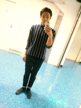 「アイテム（その他トップス）」を使った、sekinooo!!!!さん（メンズ・178cm・20代）の冬コーディネート