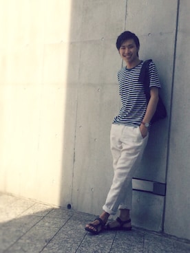 「アイテム（ボディバッグ/ウエストポーチ）」を使った、sekinooo!!!!さん（メンズ・178cm）の夏コーディネート