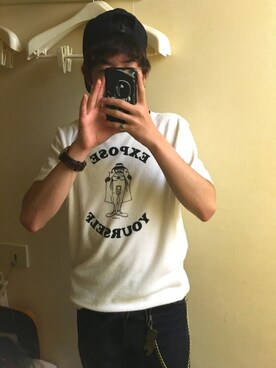 「SNOID（スノイド）のアイテム」を使った、Soichiro Matsuoさん（メンズ・165cm）の夏コーディネート