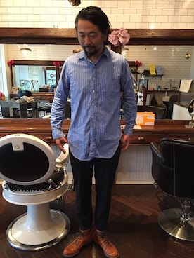 「印西」｜向後　聡史さん（メンズ・187cm）の冬コーディネート