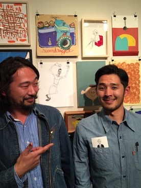 「アイテム（デニムジャケット）」を使った、向後　聡史さん（メンズ・187cm）の春コーディネート