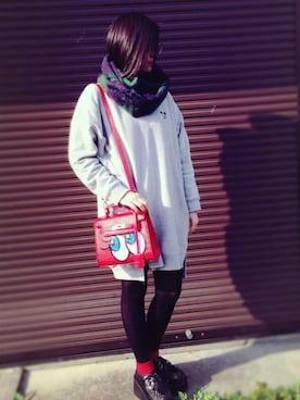 ワンピース ドレスを使った タイツon靴下 の人気ファッションコーディネート Wear