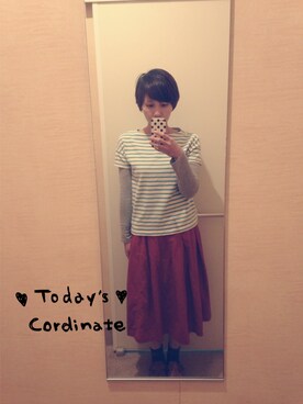 72reeさん(レディース・162cm)の春コーディネート
