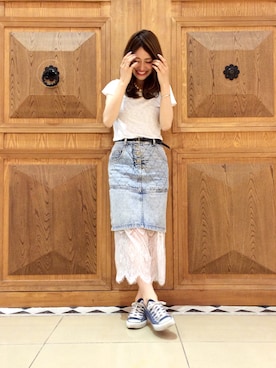 「アイテム（アクセサリー）」を使った、tamuasuさん（レディース・162cm）の春コーディネート