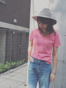 「BENELLI（ベネリ）のアイテム」を使った、Satoko Furukawaさん（レディース・172cm）の夏コーディネート