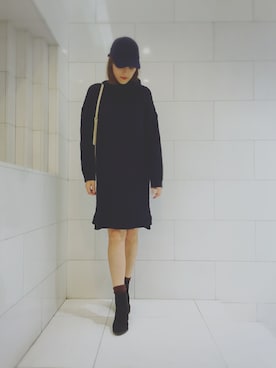 Satoko Furukawaさん（レディース・172cm）の秋コーディネート
